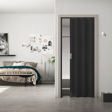 Balci Sarah vouwdeur in zwart - 112x254 cm