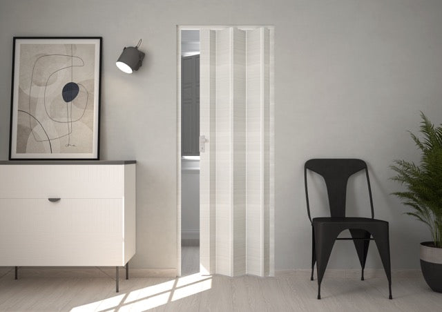 Fortesrl Maya vouwdeur in wit essen - 83x214 cm