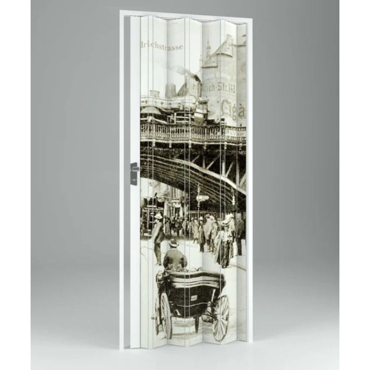 Fortesrl Vera vouwdeur vintage - 90x214 cm