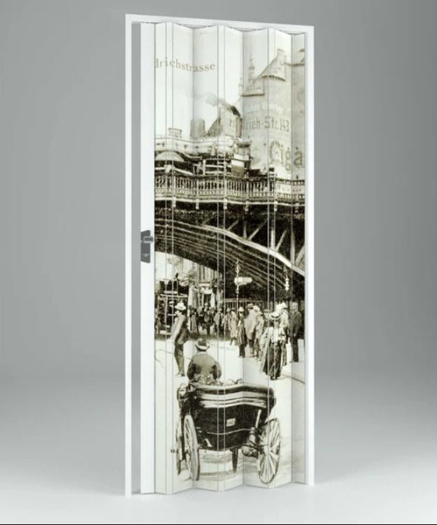 Fortesrl Vera vouwdeur vintage - 90x214 cm