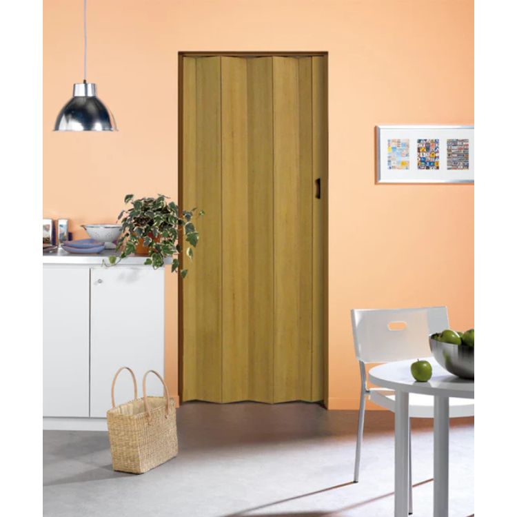 Grosfillex Una vouwdeur in bruin - 84x205 cm