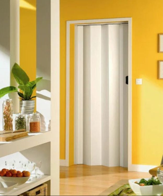 Grosfillex Una vouwdeur in wit - 84x205 cm