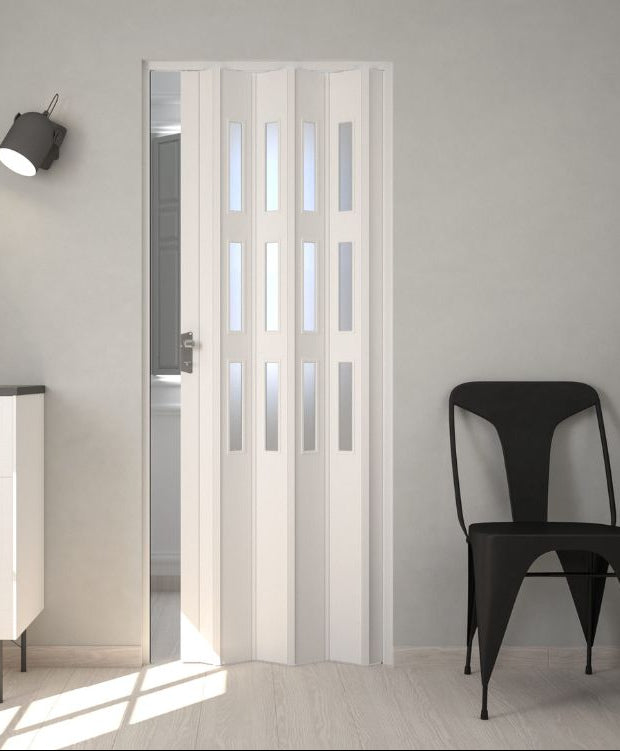 Vouwdeur kopen |Maatwerk vouwdeur met glas in verschillende kleuren