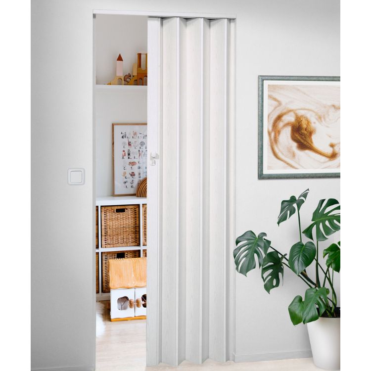 Vouwdeur kopen |Marley Eurostar vouwdeur in wit essen - 83x205 cm