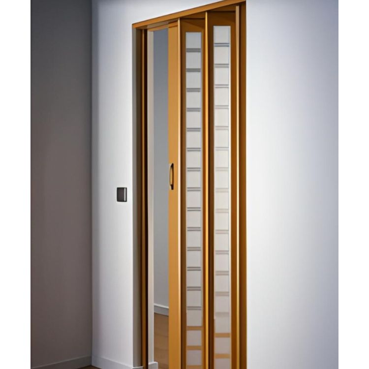 Marley New Generation vouwdeur glas in beuken - 86x205 cm