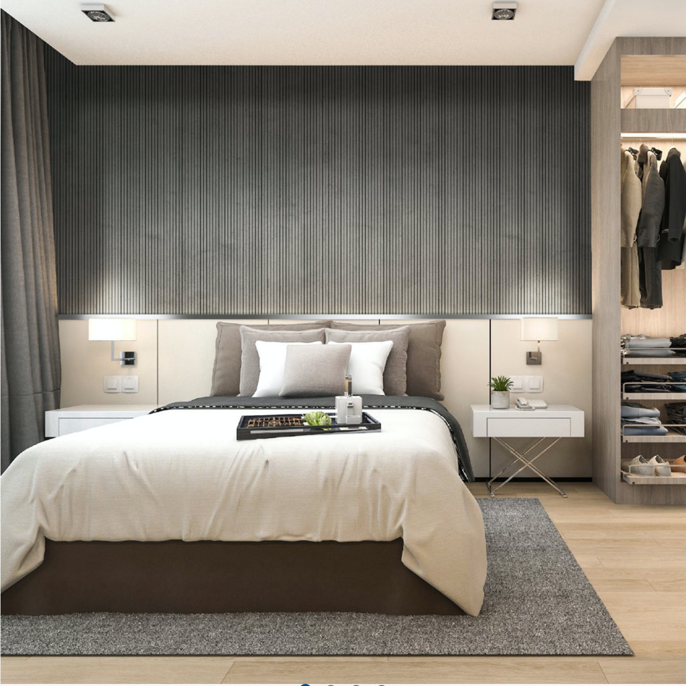 HDM Akoestische panelen | Voor wand en plafond GREY CONCRETE - (1388X201X10) 2,23 M²