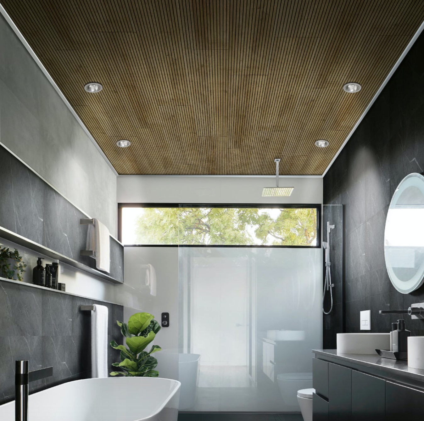 HDM Akoestische panelen | Voor wand en plafond PURE OAK - (1388X201X10) 2,23 M²