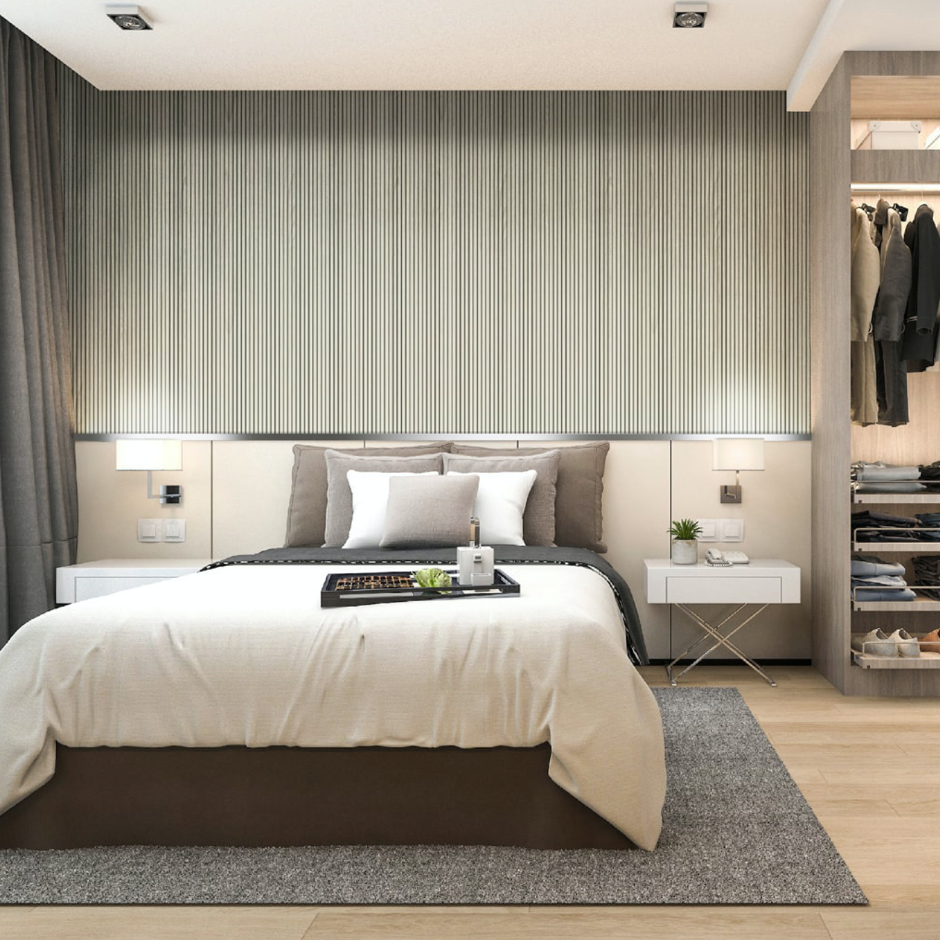 HDM Akoestische panelen | Voor wand en plafond CLAIR WHITE - (1388X201X10) 2,23 M²