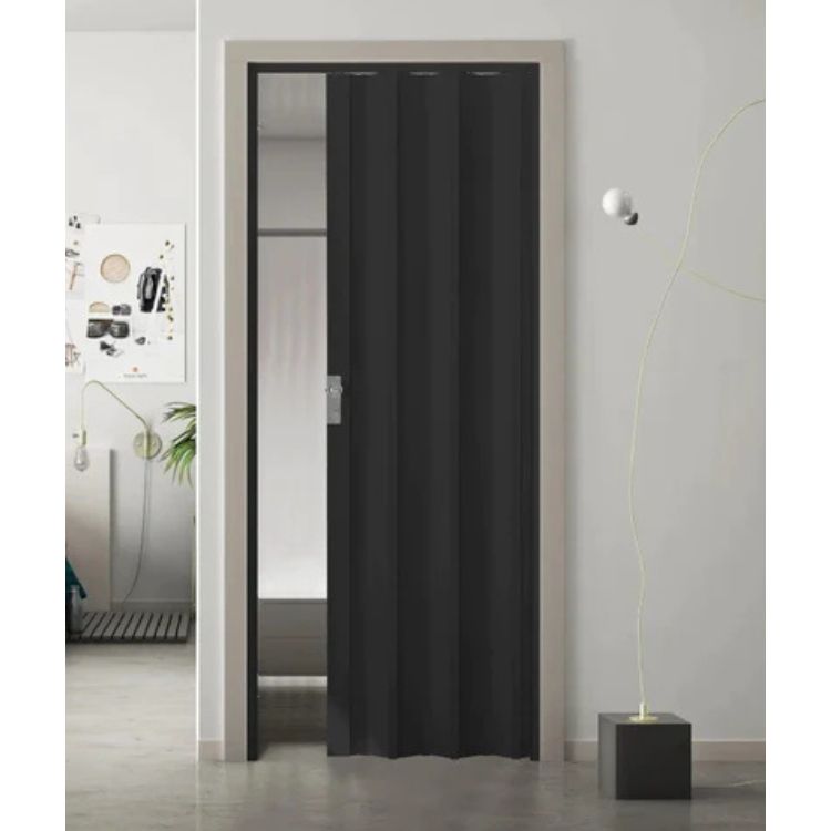Fortesrl Maya vouwdeur in zwart - 83x214 cm