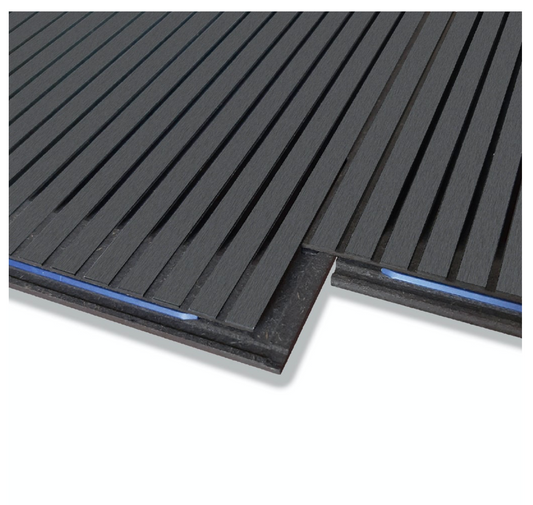HDM Akoestische panelen | Voor wand en plafond INOX BLACK - (1388X201X10) 2,23 M²
