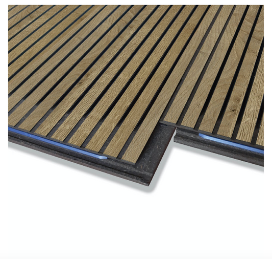 HDM Akoestische panelen | Voor wand en plafond PURE OAK - (1388X201X10) 2,23 M²