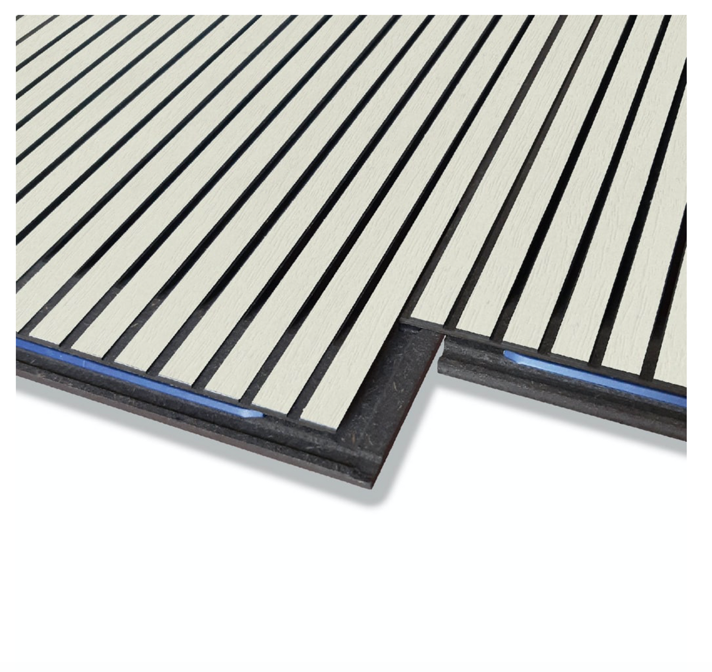 HDM Akoestische panelen | Voor wand en plafond CLAIR WHITE - (1388X201X10) 2,23 M²